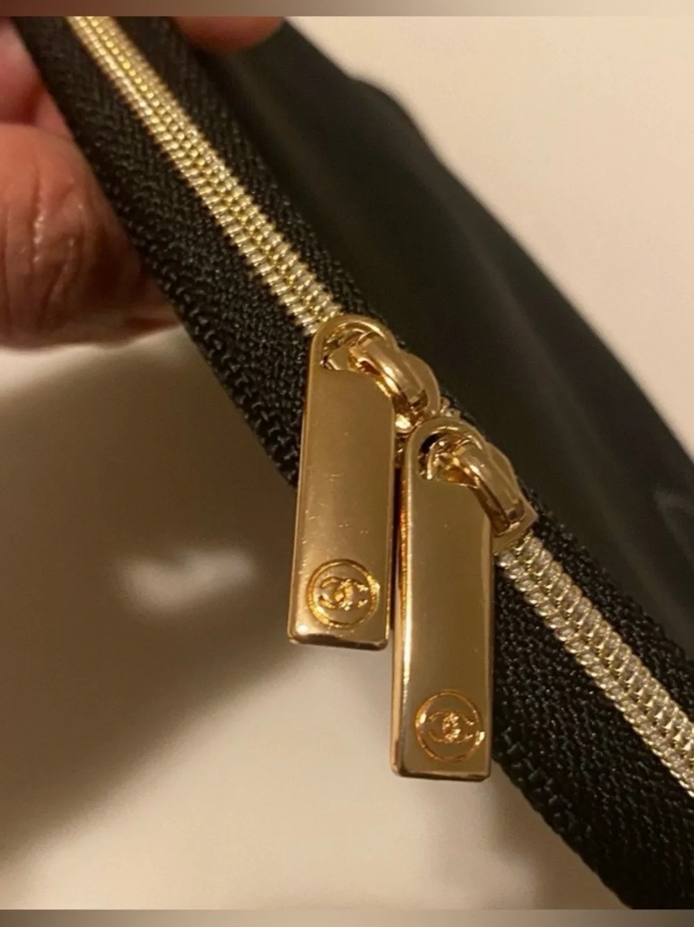 Chanel Mesh tote Bag included Makeup Pouch